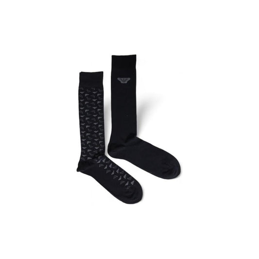 Emporio Armani Underwear Black Cotton Sock 1728,71956299936,Accessories,Black,Emporio Armani Underwear,Men,Men - Accessories,New with tags,One Size,Socks - Men - Accessories Emporio Armani Underwear EM-15169600009-ONE SIZE