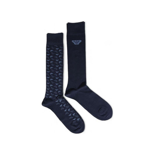Emporio Armani Underwear Blue Cotton Sock 1728,71956299936,Accessories,Blue,Emporio Armani Underwear,Men,Men - Accessories,New with tags,One Size,Socks - Men - Accessories Emporio Armani Underwear EM-15169600010-ONE SIZE