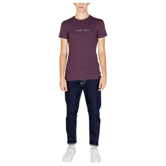 Emporio Armani Underwear Purple Cotton T-Shirt 1728,71956299936,Clothing,Emporio Armani Underwear,IT46 | M,Men,Men - Clothing,New with tags,Purple,T-Shirts - Men - Clothing Emporio Armani Underwear EM-15167302214-IT46 | M