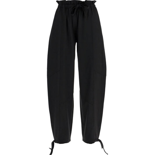 Ganni viscose paperbag pants