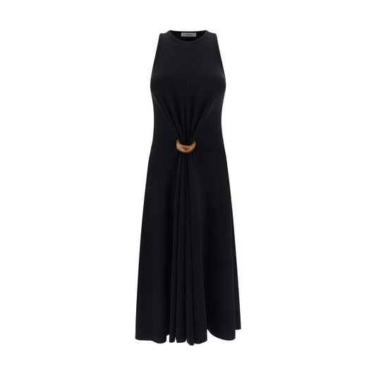 Ferragamo Long Dress 1728,72470364320,Black,Clothing,Dresses - Women - Clothing,Ferragamo,IT40 | M,New with tags,Women,Women - Clothing Ferragamo FE-771564002-IT40 | M