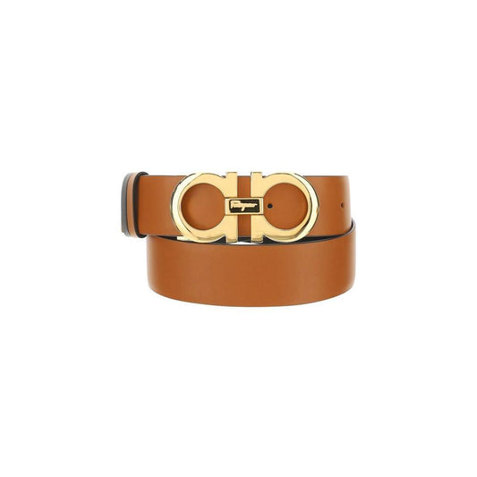 Ferragamo Reversible Belt 1728,72470364320,75 cm / 30 Inches,85 cm / 34 Inches,90 cm / 36 Inches,Accessories,Belts - Women - Accessories,Brown,Ferragamo,New with tags,Women,Women - Accessories Ferragamo FE-674471532-85 CM / 34 INCHES