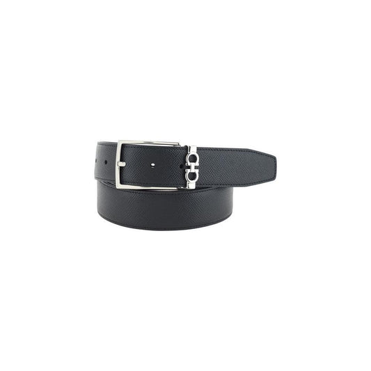 Ferragamo Reversible Belt 100 cm / 40 Inches,105 cm / 42 Inches,110 cm / 44 Inches,1728,72470364320,90 cm / 36 Inches,95 cm / 38 Inches,Accessories,Belts - Men - Accessories,Black,Ferragamo,Men,Men - Accessories,New with tags Ferragamo FE-708206002-100 CM