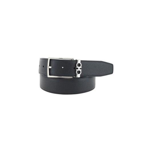 Ferragamo Reversible Belt 100 cm / 40 Inches,105 cm / 42 Inches,110 cm / 44 Inches,1728,72470364320,90 cm / 36 Inches,95 cm / 38 Inches,Accessories,Belts - Men - Accessories,Black,Ferragamo,Men,Men - Accessories,New with tags Ferragamo FE-708206002-100 CM