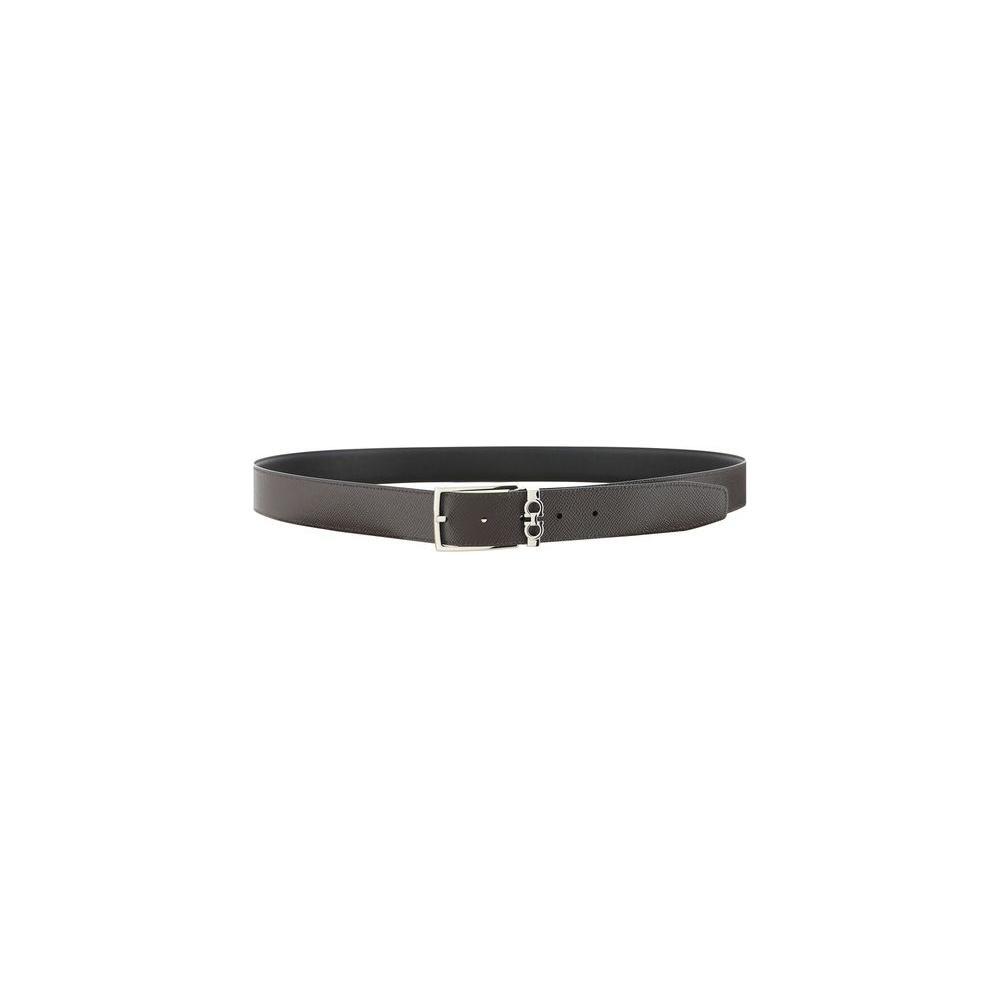 Ferragamo Reversible Belt 100 cm / 40 Inches,105 cm / 42 Inches,110 cm / 44 Inches,1728,72470364320,90 cm / 36 Inches,95 cm / 38 Inches,Accessories,Belts - Men - Accessories,Black,Ferragamo,Men,Men - Accessories,New with tags Ferragamo FE-708206002-100 CM