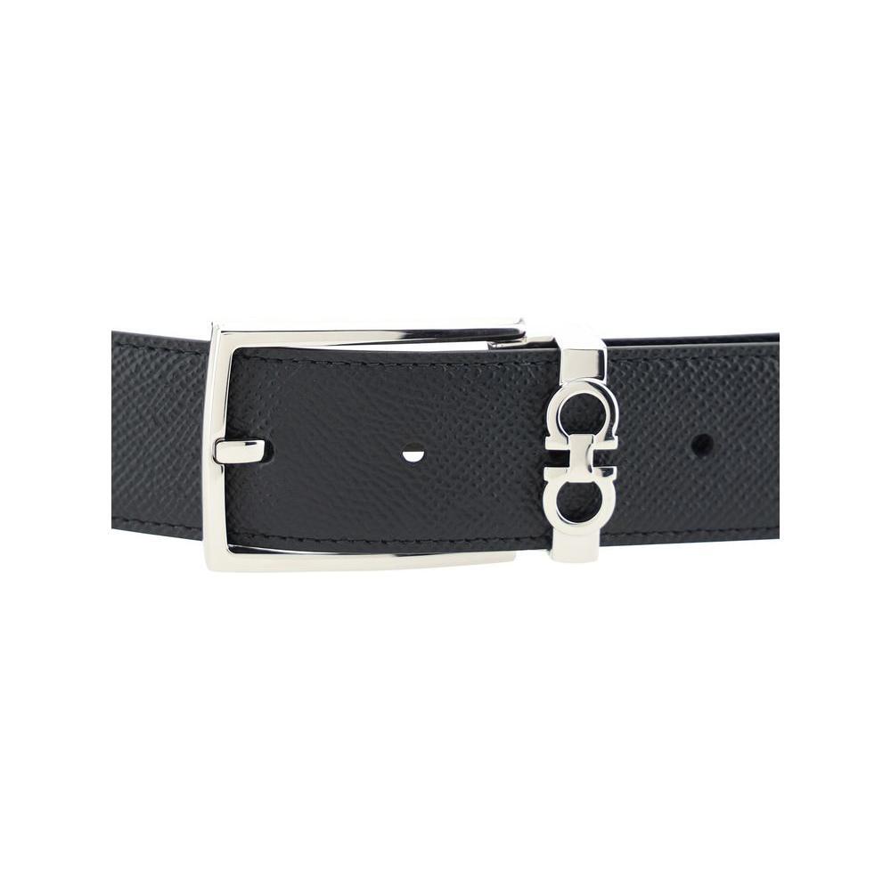 Ferragamo Reversible Belt 100 cm / 40 Inches,105 cm / 42 Inches,110 cm / 44 Inches,1728,72470364320,90 cm / 36 Inches,95 cm / 38 Inches,Accessories,Belts - Men - Accessories,Black,Ferragamo,Men,Men - Accessories,New with tags Ferragamo FE-708206002-100 CM