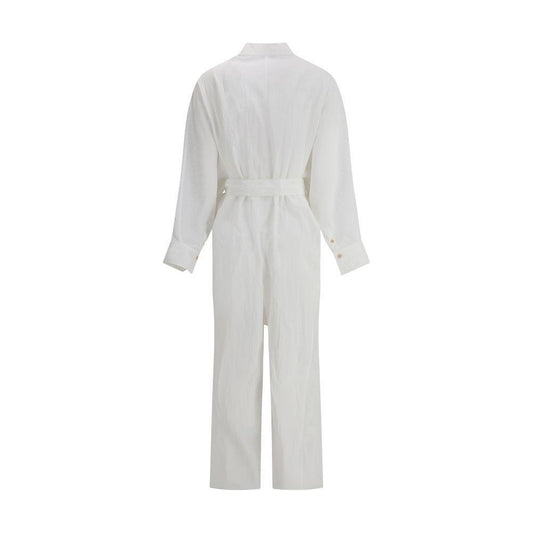 Ferragamo Sash Jumpsuit 1728,72470364320,Clothing,Dresses - Women - Clothing,Ferragamo,IT38 | S,IT40 | M,New with tags,White,Women,Women - Clothing Ferragamo FE-782909005-IT38 | S