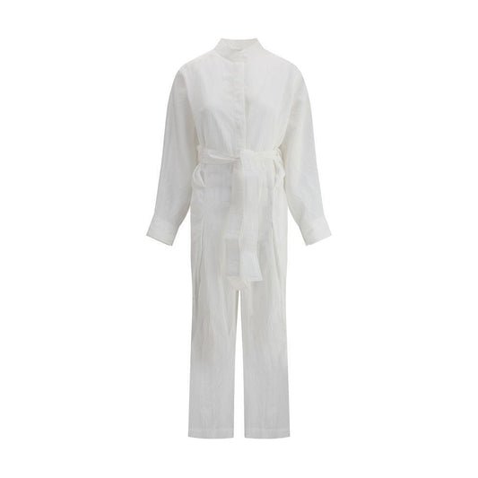 Ferragamo Sash Jumpsuit 1728,72470364320,Clothing,Dresses - Women - Clothing,Ferragamo,IT38 | S,IT40 | M,New with tags,White,Women,Women - Clothing Ferragamo FE-782909005-IT38 | S
