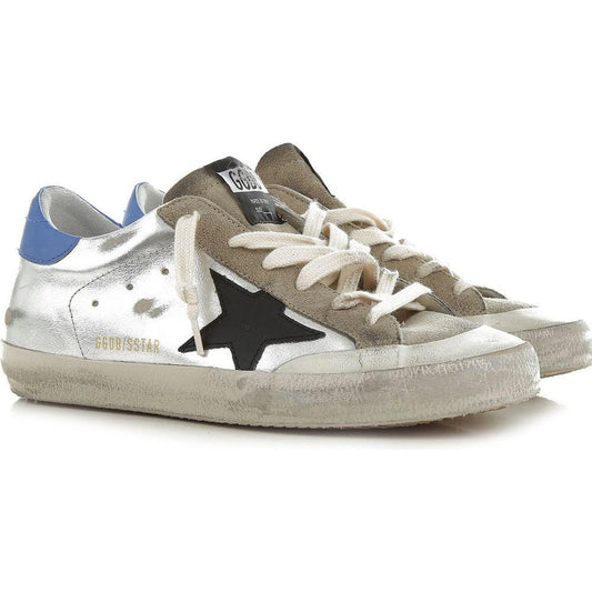 Golden Goose Gray Calfskin Sneaker 1728,35,67346170016,Golden Goose,Gray,New with tags,Shoes,Sneakers - Women - Shoes,Women,Women - Shoes Golden Goose GO-15161-35