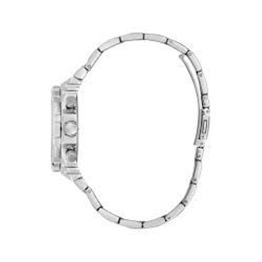 Guess Gray Stainless Steel Watch 1728,67434610848,Gray,Guess,New with tags,Watches,Watches for Women - Watches,Women Guess GUGW0552L1AC