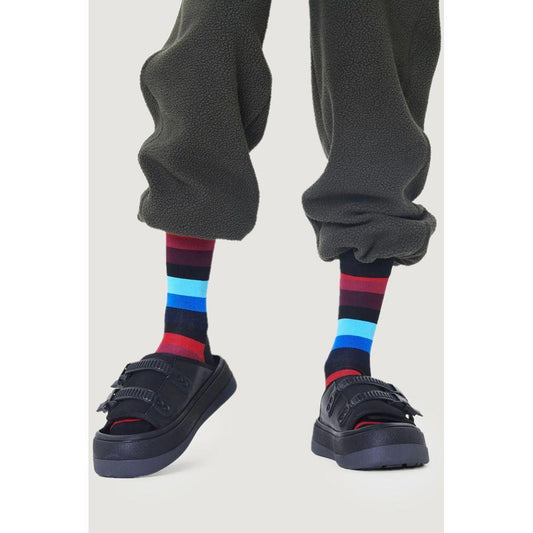 Happy Socks Black Cotton Sock 1728,36-40,71956299936,Accessories,Black,Happy Socks,Men,Men - Accessories,New with tags,Socks - Men - Accessories Happy Socks HA-9602800009-36-40