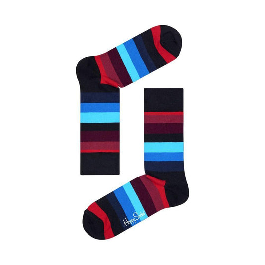 Happy Socks Black Cotton Sock 1728,36-40,71956299936,Accessories,Black,Happy Socks,Men,Men - Accessories,New with tags,Socks - Men - Accessories Happy Socks HA-9602800009-36-40