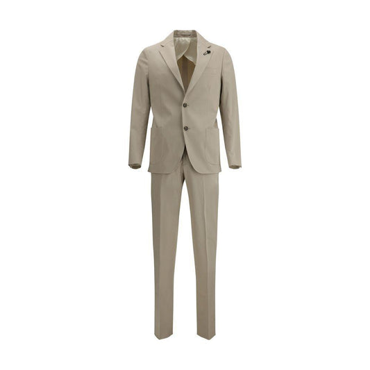 Lardini Single-breasted Suit 1728,72470364320,Beige,Blazers - Men - Clothing,Clothing,IT50 | L,IT52 | XL,IT54 | XXL,Lardini,Men,Men - Clothing,New with tags Lardini LA-ES802AEESIF64402200-IT50 | L