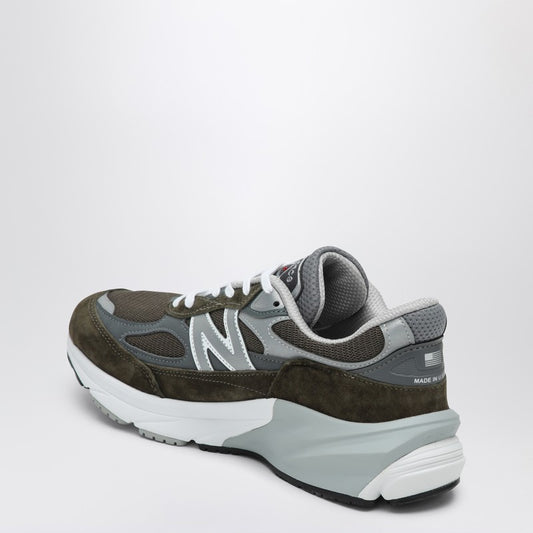 New Balance Low Made in USA 990v6 olive green trainer Fall - Winter 2024,high_inventory,LDin,Men,Men > Shoes,Men > Shoes > Sneakers,Yes Eu New Balance U990OG6PM/P_NEWB-OL_602