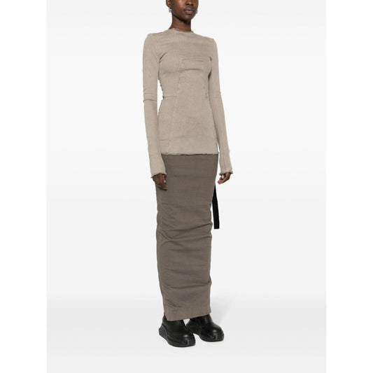 RICK OWENS DRKSHDW T-shirts and Polos Grey LDin,Spring - Summer 2024,Women,Women > Clothing,Women > Clothing > Topwear,Yes Eu Rick Owens Drkshdw DS01D1214SCF08