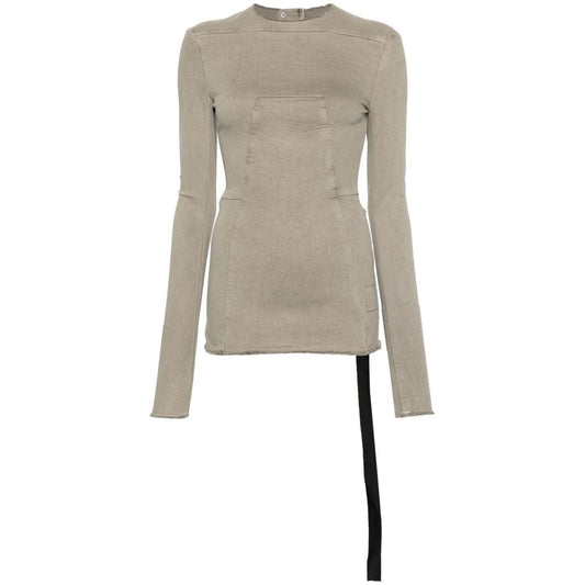 RICK OWENS DRKSHDW T-shirts and Polos Grey LDin,Spring - Summer 2024,Women,Women > Clothing,Women > Clothing > Topwear,Yes Eu Rick Owens Drkshdw DS01D1214SCF08