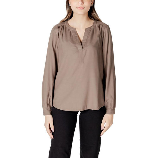 Street One Beige Viscose Shirt 1728,34 | XXS,46,71956299936,Beige,Clothing,IT36|XXS,IT42|M,IT44|L,New with tags,Shirts - Women - Clothing,Street One,Women,Women - Clothing Street One ST-16370400309-IT36|XXS