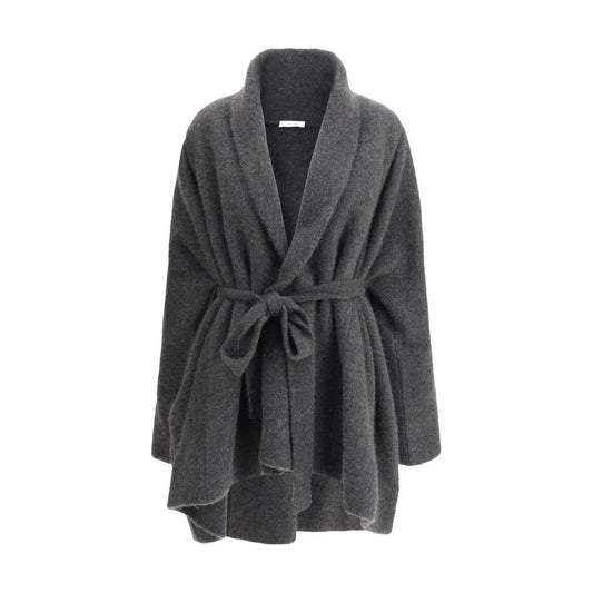 The Row Ija Coat 1728,72470364320,Clothing,Gray,Jackets & Coats - Women - Clothing,New with tags,The Row,Women,Women - Clothing,XS/S The Row TH-8423Y391CHR-XS/S