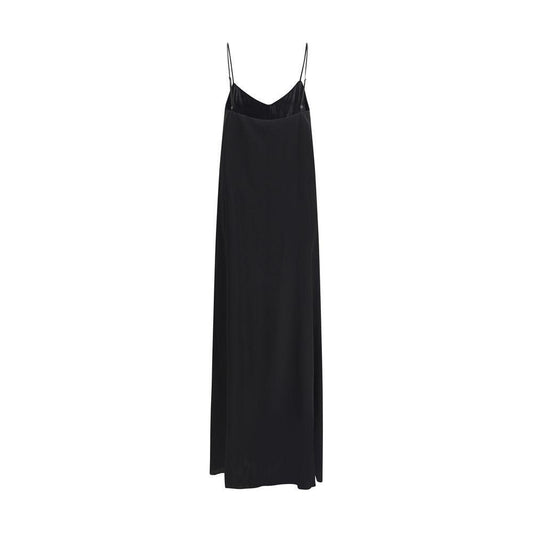 The Row Kole long Dress 1728,72470364320,Black,Clothing,Dresses - Women - Clothing,M,New with tags,The Row,Women,Women - Clothing The Row TH-8108W3001BLK-M