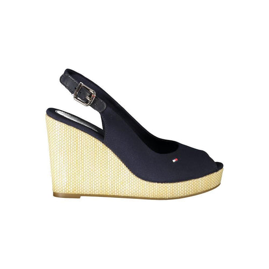Tommy Hilfiger Blue Cotton Sandal 1728,67403481248,Blue,EU39/US9,EU40/US10,EU41/US11,New with tags,Sandals - Women - Shoes,Shoes,Tommy Hilfiger,Women,Women - Shoes Tommy Hilfiger TO-29644-EU40/US10