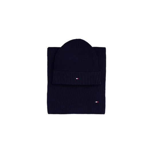 Tommy Hilfiger Blue Cotton Scarf 1728,71956299936,Blue,Men,New with tags,Scarves - Men - Accessories,Tommy Hilfiger Tommy Hilfiger TOHI-15658000010