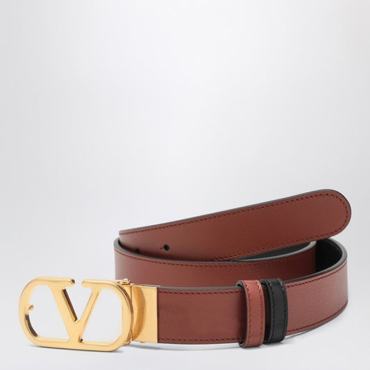 Valentino Garavani Reversible Vlogo Signature belt brown/black LDin,Men,Men > Accessories,Men > Accessories > Belts,Yes Eu Valentino Garavani 7Y2T0SQ3IYR/R_VALE-DRN_300