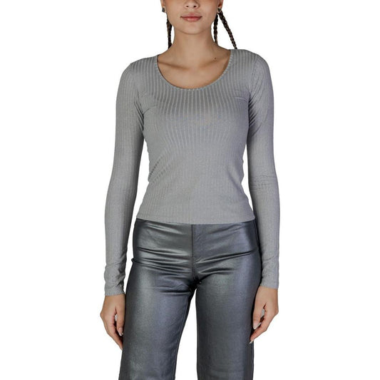 Vero Moda Silver Recycled Polyester Tops & T-Shirt 1728,71956299936,Clothing,IT38|XS,New with tags,Silver,Tops & T-Shirts - Women - Clothing,Vero Moda,Women,Women - Clothing Vero Moda VE-15824900226-IT38|XS