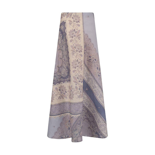 Zimmermann Lucky midi Skirt 0/XS,1,1728,2,72470364320,Clothing,New with tags,Purple,Skirts - Women - Clothing,Women,Women - Clothing,Zimmermann Zimmermann ZI-3601SSS252BLUBA-1