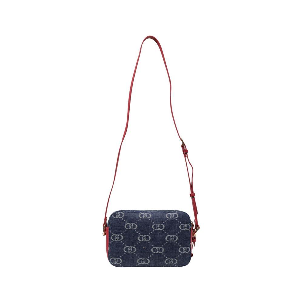 Front view with bag zipped and handles upright.