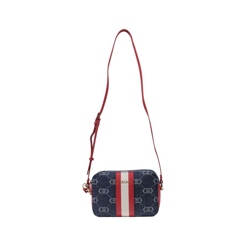 Front view with bag zipped and handles upright.